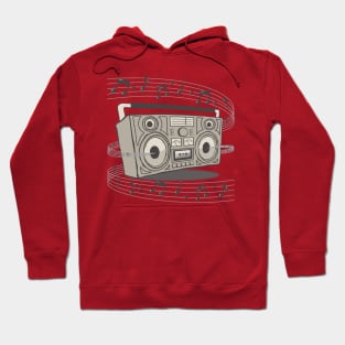 Retro Tape Recorder Hoodie